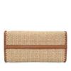 Prada Raffia and City Calf Whipstitch Paradigme Satchel Secondhand
