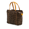 Fendi Zebra Print Canvas Handbag Secondhand