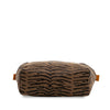 Fendi Zebra Print Canvas Handbag Secondhand