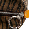 Fendi Zebra Print Canvas Handbag Secondhand