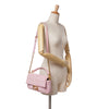 Fendi Zucca Embossed Velvet Baguette Satchel Secondhand