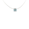 Hermès Palladium Plated Enamel Cage D H Pendant Necklace Secondhand