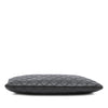 Chanel Large Quilted Lambskin Double Stitch O Case Clutch Secondhand