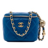 Chanel Mini Quilted Lambskin Pearl Crush Vanity Case With Chain Secondhand