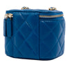 Chanel Mini Quilted Lambskin Pearl Crush Vanity Case With Chain Secondhand