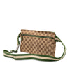 Gucci GG Canvas Web Double Pocket Belt Bag Secondhand