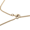 Chanel CC Gold Plated Faux Pearl and Strass Deer Pendant Necklace Secondhand