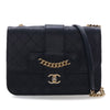 Chanel Large Quilted Sheepskin Front Chain Flap Secondhand