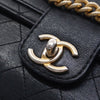 Chanel Large Quilted Sheepskin Front Chain Flap Secondhand