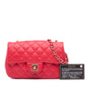 Secondhand Chanel Mini Rectangular Classic Lambskin Single Flap