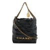 Chanel Mini Shiny Calfskin and Patent 22 Handbag Secondhand
