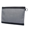 Balenciaga Lambskin and Mesh Motocross Classic Clip M Clutch Secondhand