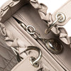 Dior Medium Lambskin Cannage Ruffle Trim Lady Dior Secondhand
