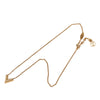 Louis Vuitton Gold Plated Essential V Necklace Secondhand