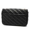 Balenciaga Embossed Leather Allover Logo BB Wallet on Chain Secondhand