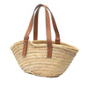 LOEWE Paulas Ibiza Smiley Small Raffia Basket Tote Secondhand