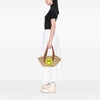 LOEWE Paulas Ibiza Smiley Small Raffia Basket Tote Secondhand