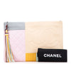 Secondhand Chanel Medium Lambskin Colorblock Patchwork O Case