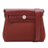 Hermès Military Toile and Vache Hunter Herbag Zip 20 Secondhand