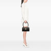 Ferragamo Leather Gancini Trifolio Swing Top Handle Bag Secondhand