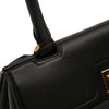 Ferragamo Leather Gancini Trifolio Swing Top Handle Bag Secondhand