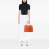 Prada Medium Saffiano Cuir Double Handle Satchel Secondhand