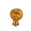 Chanel Gold Plated 31 Rue Cambon Round Clip On Earrings Secondhand
