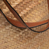 Celine Large Raffia Cuir Triomphe Classic Panier Tote Secondhand