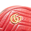 Gucci Mini GG Marmont Matelasse Leather Round Crossbody Secondhand