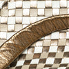 Bottega Veneta Small Metallic Leather Intrecciato Shoulder Bag Secondhand