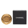 Chanel Gold Plated 31 Rue Cambon Medallion Pin Brooch Secondhand