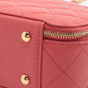 Chanel Quilted Lambskin Chic Riviera Top Handle Vanity Case Secondhand