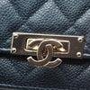 Secondhand Chanel Quilted Caviar Golden Class Wallet On Chain