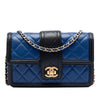 Chanel Bicolor Quilted Lambskin Elegant CC Flap Wallet on Chain Secondhand