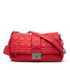 Dior Lambskin Cannage New Lock Shoulder Bag Secondhand
