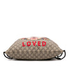 Gucci GG Supreme Angry Cat Drawstring Backpack Secondhand