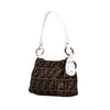Fendi Zucca Canvas Shoulder Bag Secondhand