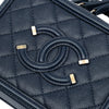 Chanel Small Caviar CC Filigree Vanity Case Secondhand