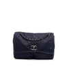 Chanel Large Quilted Calfskin Natural Beauty Split Pocket Flap Secondhand