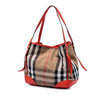 Burberry Small House Check Canvas Bridle Canterbury Tote Secondhand
