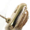 Chanel Gold Plated CC Crystal Square Earrings Secondhand