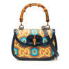 Gucci 100th Anniversary Medium GG Coated Canvas Kaleidoscope 1947 Bamboo Top Handle Bag Secondhand