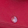 Chanel Caviar Bicolor CC Wallet On Chain Secondhand