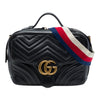 Gucci Small GG Marmont Matelasse Calfskin Top Handle Satchel Secondhand