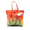 Prada Limited Edition Saffiano Trimmed Tessuto Garden City Tote Secondhand