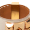 Hermès Swift and Gold Plated Collier de Chien Bracelet Secondhand