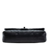 Chanel Medium Classic Chevron Lambskin So Black Double Flap Secondhand