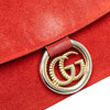 Gucci Small Suede GG Ring Torchon Crossbody Secondhand