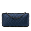 Chanel Quilted Satin Chain Around Clutch Secondhand