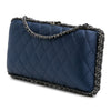 Chanel Quilted Satin Chain Around Clutch Secondhand